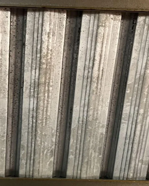 Hood filters degreased clean with VertKleen CR